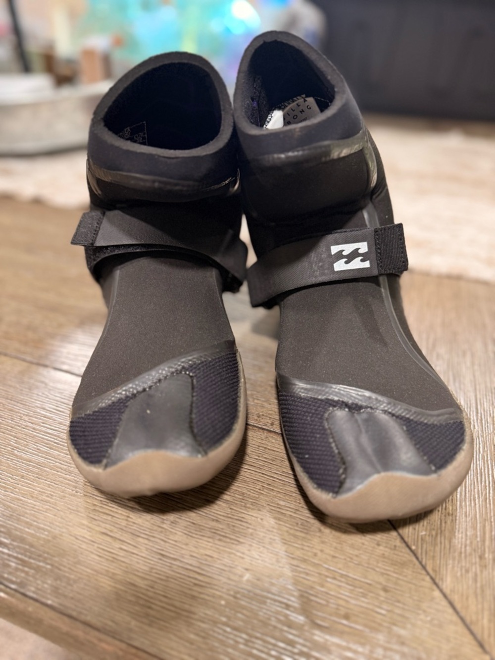 Billabong Kids Black and Tan Neoprene Water Shoes